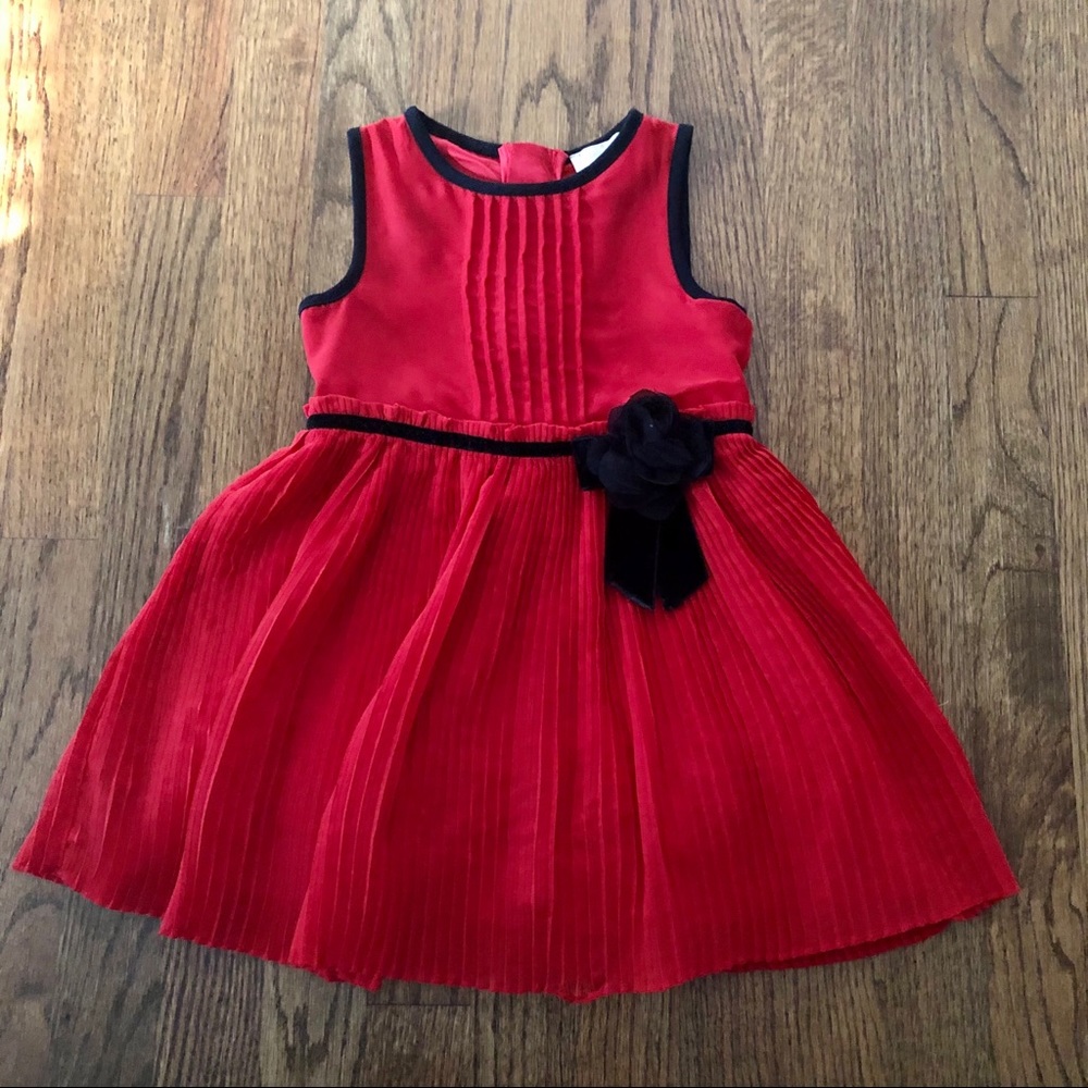 Kate Spade Pleated Chiffon Dress, Size 4T - Picture 1 of 15